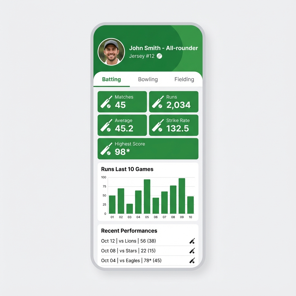 Player Statistics Dashboard