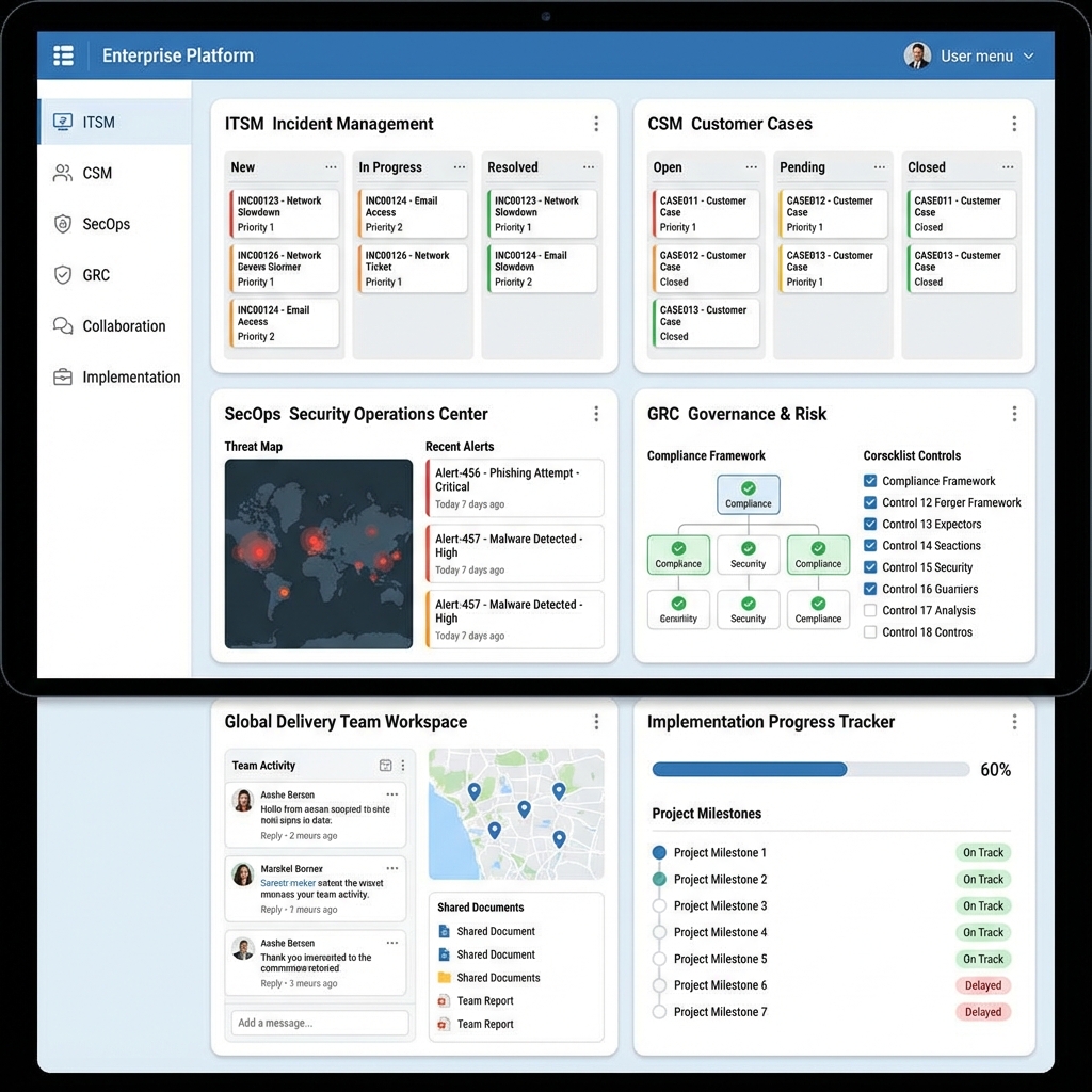 ServiceNow Enterprise Platform Implementation